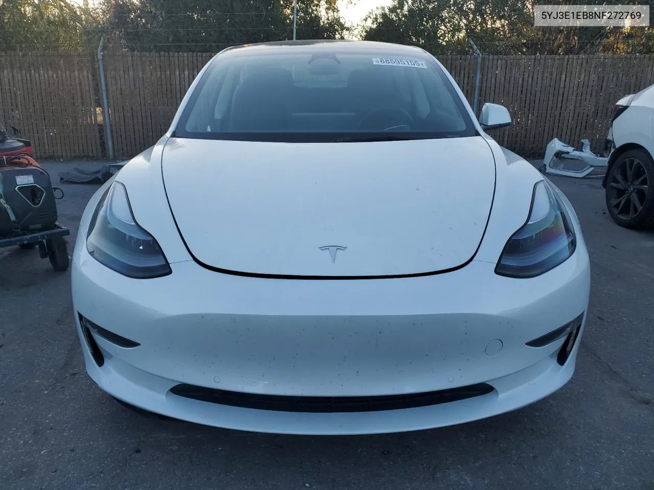 2022 Tesla Model 3 VIN: 5YJ3E1EB8NF272769 Lot: 88595155