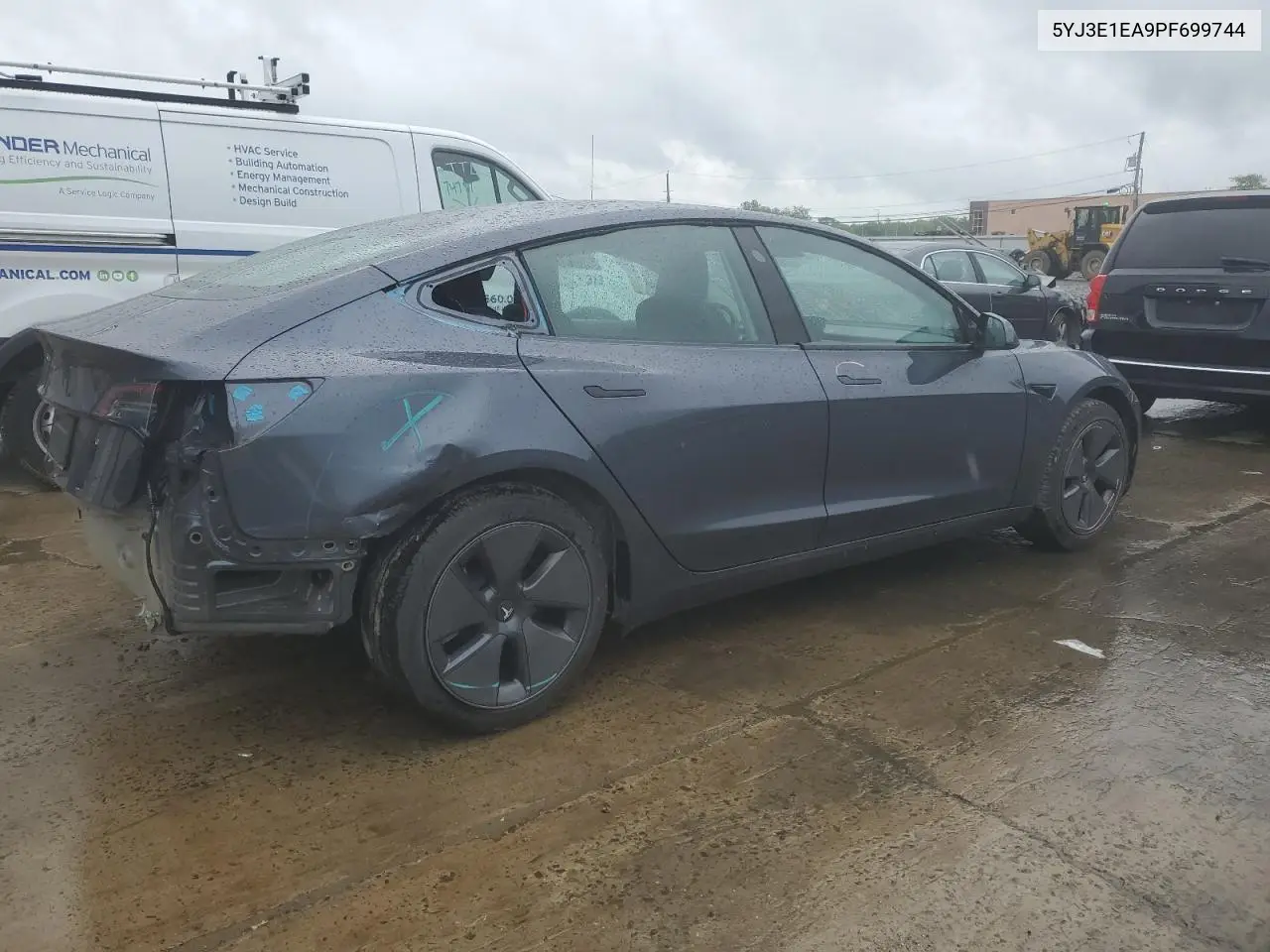 2023 Tesla Model 3 VIN: 5YJ3E1EA9PF699744 Lot: 56407215
