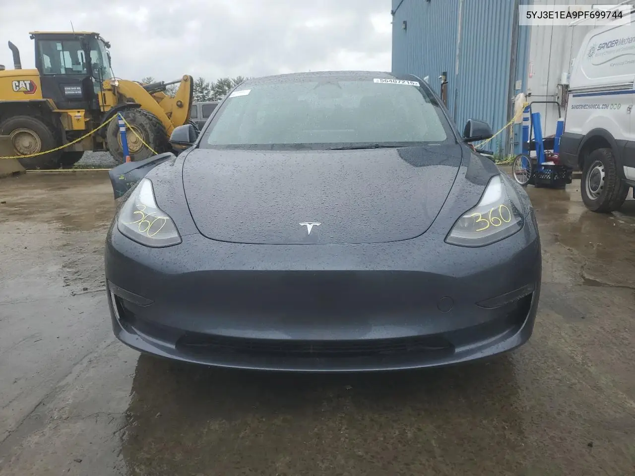 2023 Tesla Model 3 VIN: 5YJ3E1EA9PF699744 Lot: 56407215