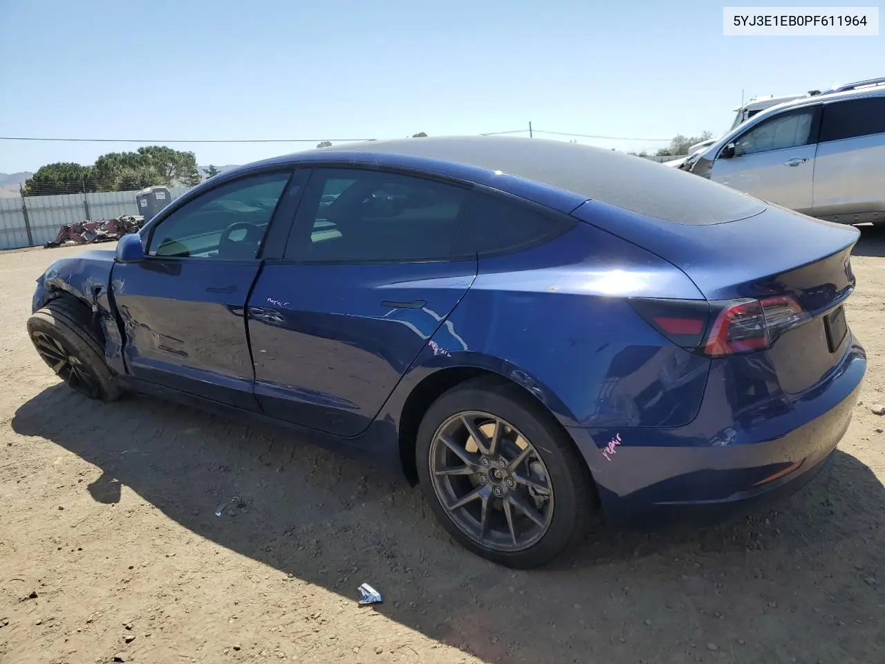 2023 Tesla Model 3 VIN: 5YJ3E1EB0PF611964 Lot: 56582915