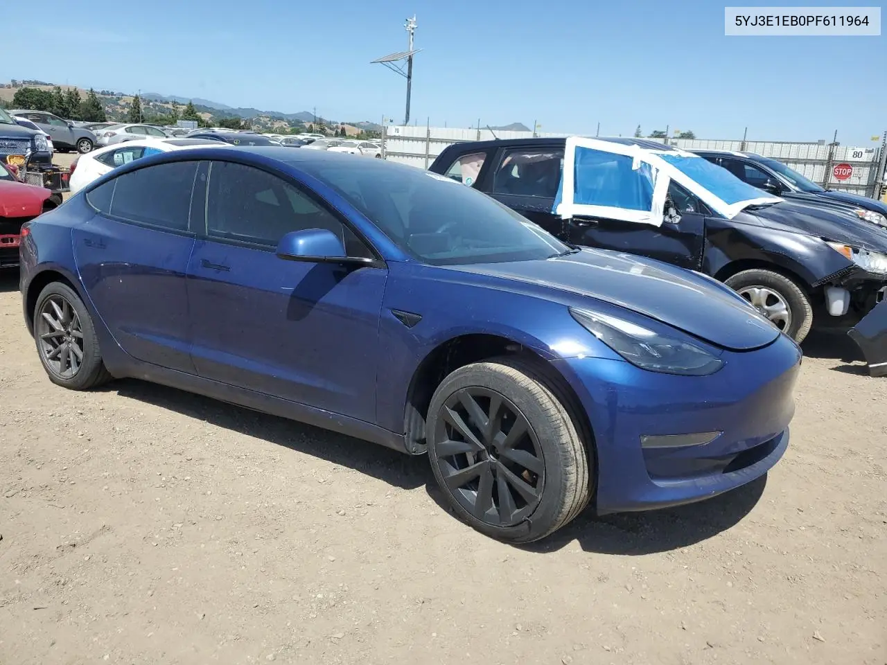 2023 Tesla Model 3 VIN: 5YJ3E1EB0PF611964 Lot: 56582915