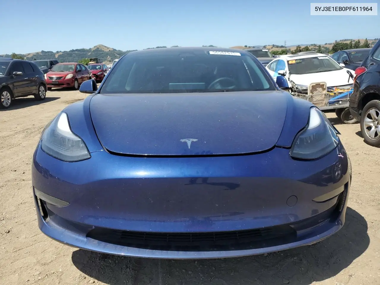 2023 Tesla Model 3 VIN: 5YJ3E1EB0PF611964 Lot: 56582915