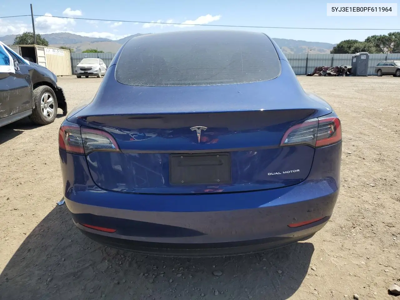 2023 Tesla Model 3 VIN: 5YJ3E1EB0PF611964 Lot: 56582915