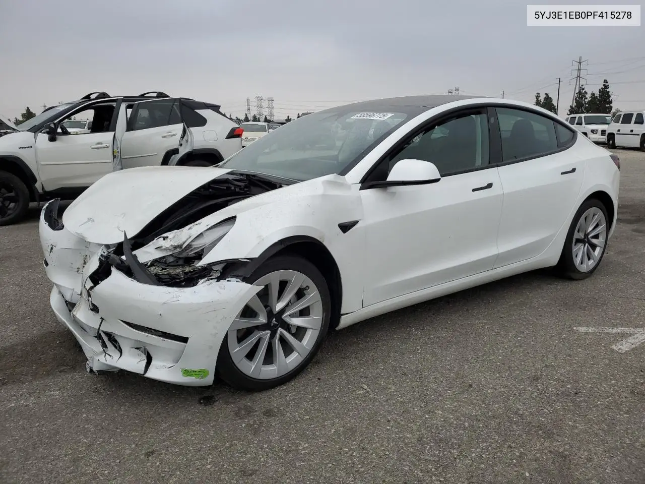 2023 Tesla Model 3 VIN: 5YJ3E1EB0PF415278 Lot: 58596775