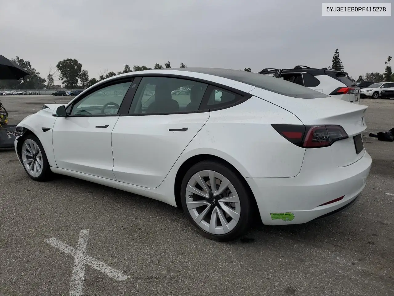 2023 Tesla Model 3 VIN: 5YJ3E1EB0PF415278 Lot: 58596775