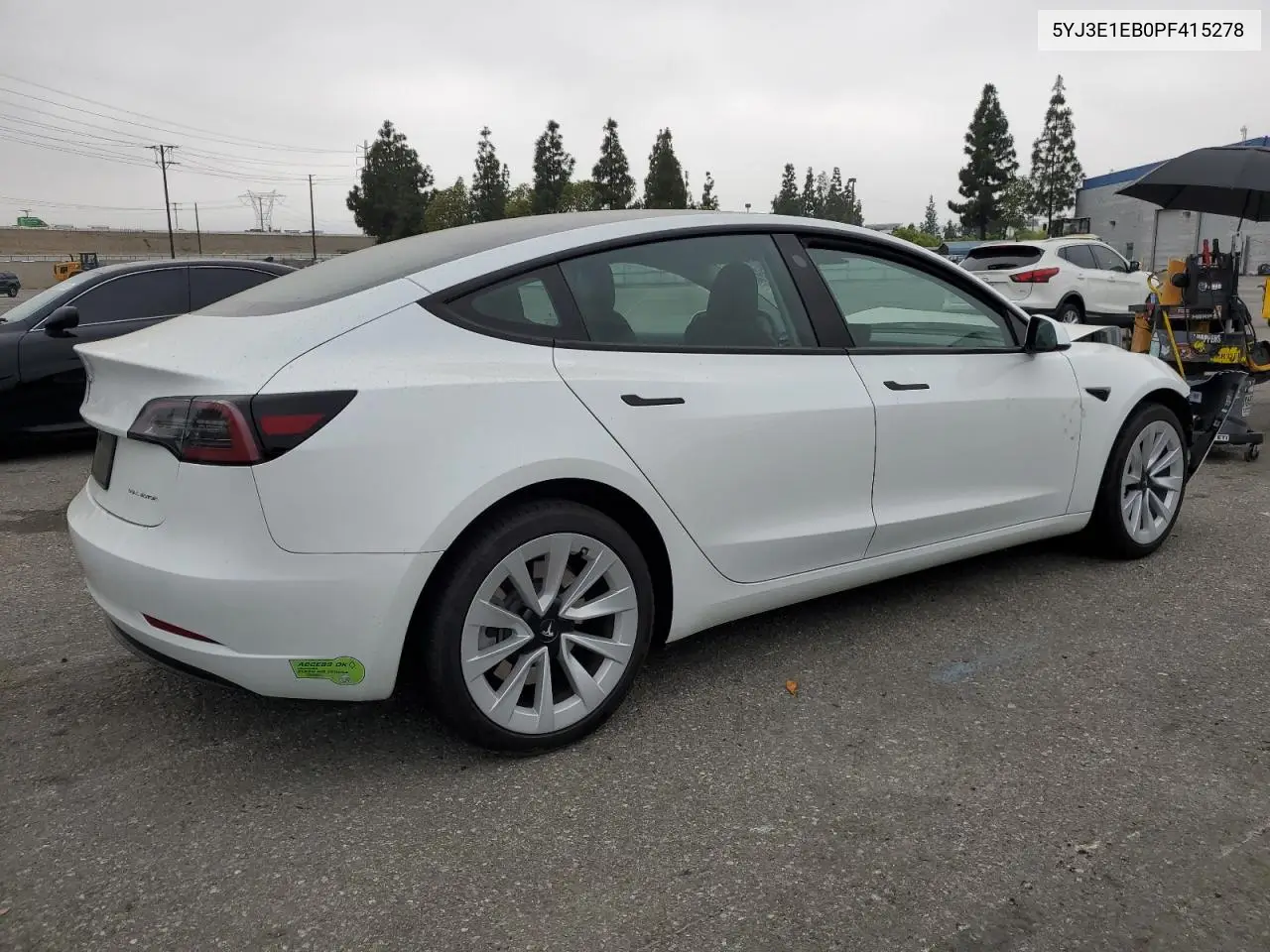 2023 Tesla Model 3 VIN: 5YJ3E1EB0PF415278 Lot: 58596775