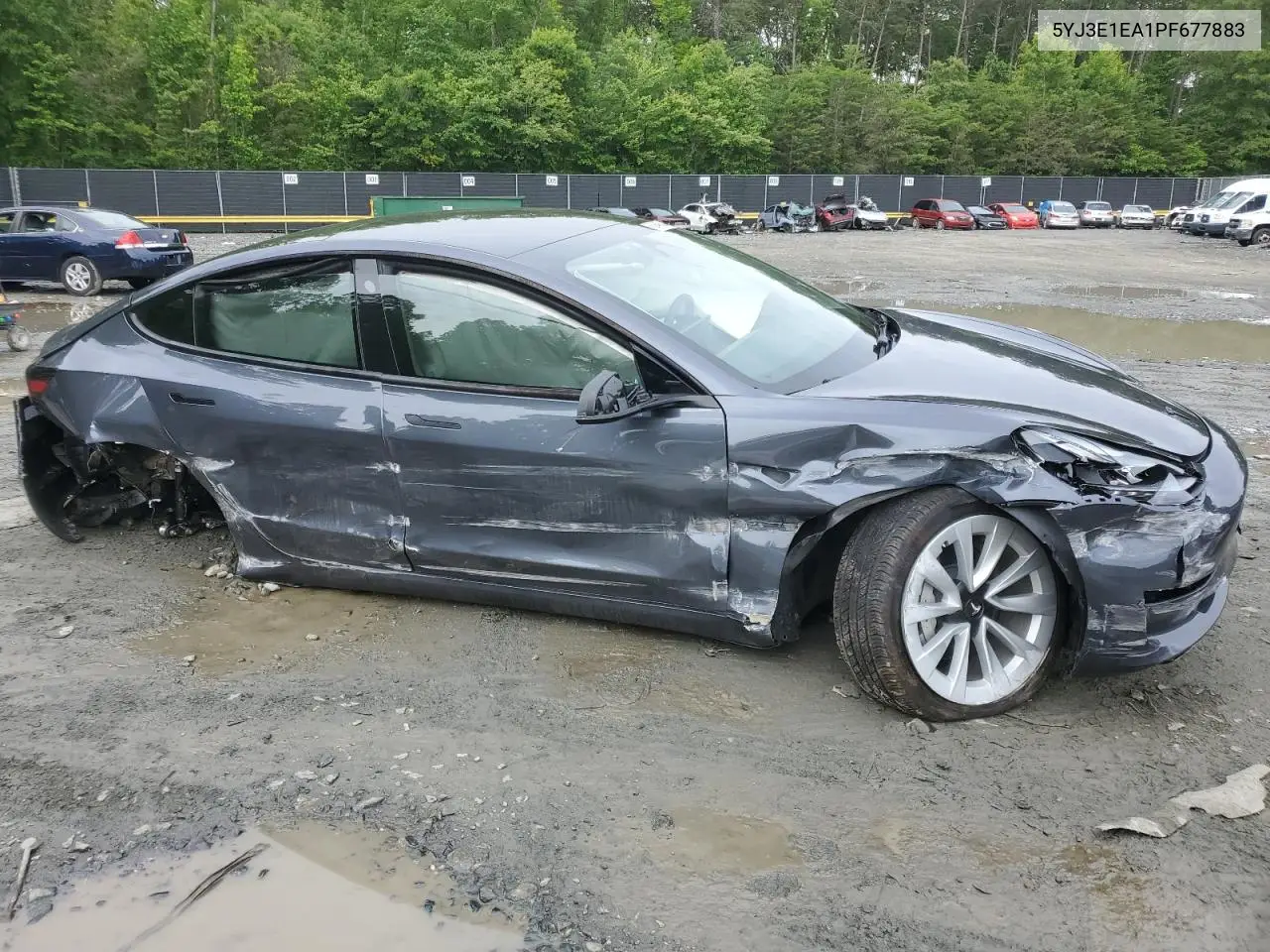 2023 Tesla Model 3 VIN: 5YJ3E1EA1PF677883 Lot: 58949005
