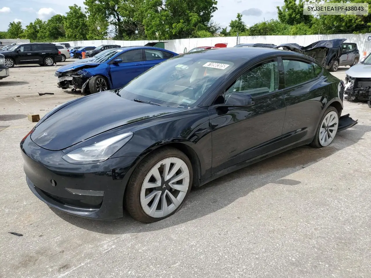 2023 Tesla Model 3 VIN: 5YJ3E1EA1PF438043 Lot: 61090305