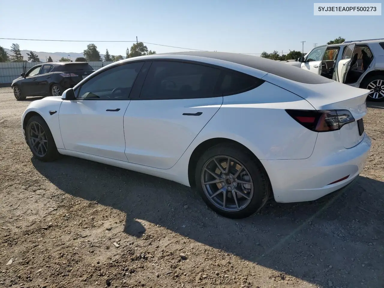 2023 Tesla Model 3 VIN: 5YJ3E1EA0PF500273 Lot: 61531395