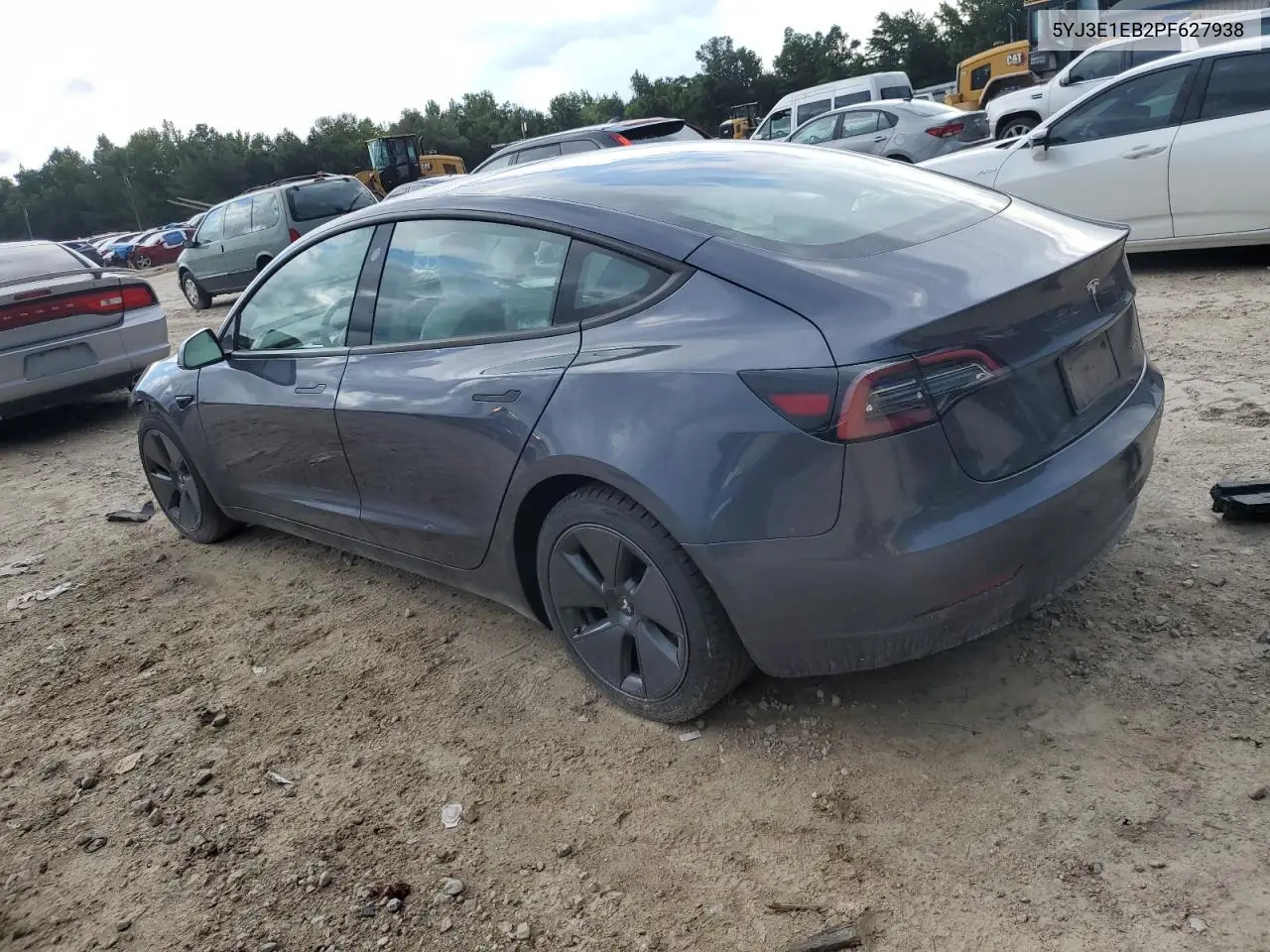 2023 Tesla Model 3 VIN: 5YJ3E1EB2PF627938 Lot: 61849355