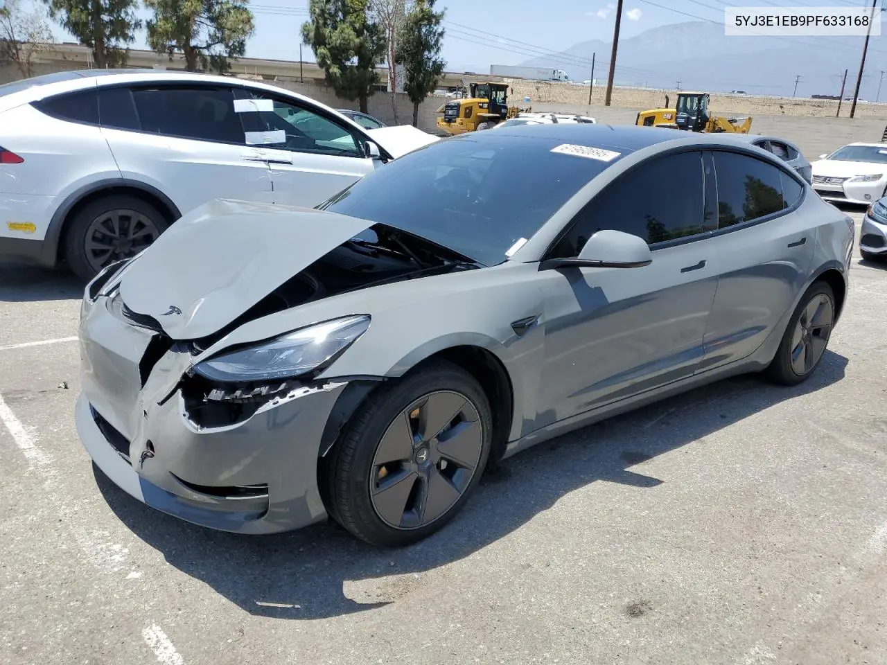 2023 Tesla Model 3 VIN: 5YJ3E1EB9PF633168 Lot: 61960895