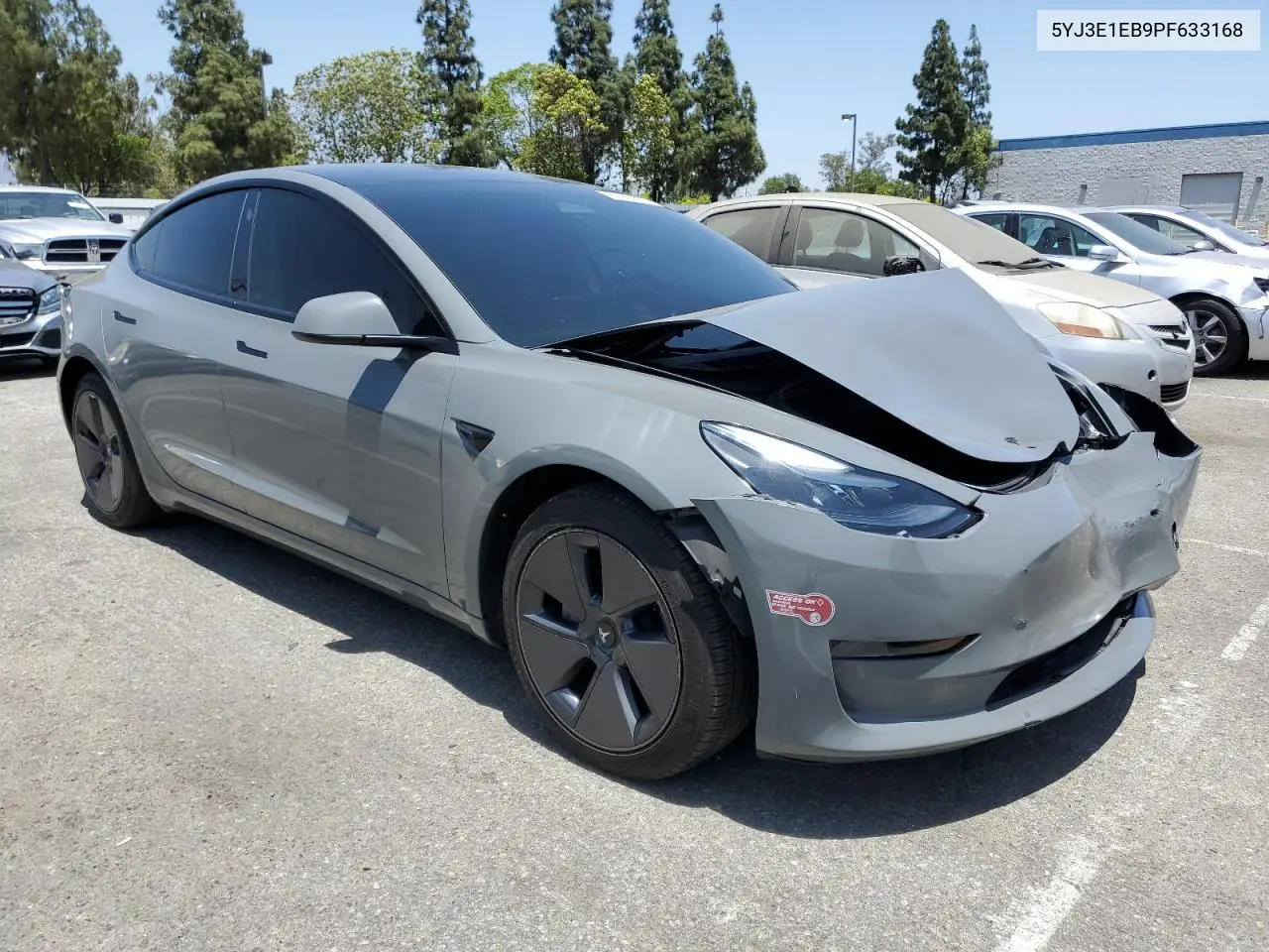 2023 Tesla Model 3 VIN: 5YJ3E1EB9PF633168 Lot: 61960895