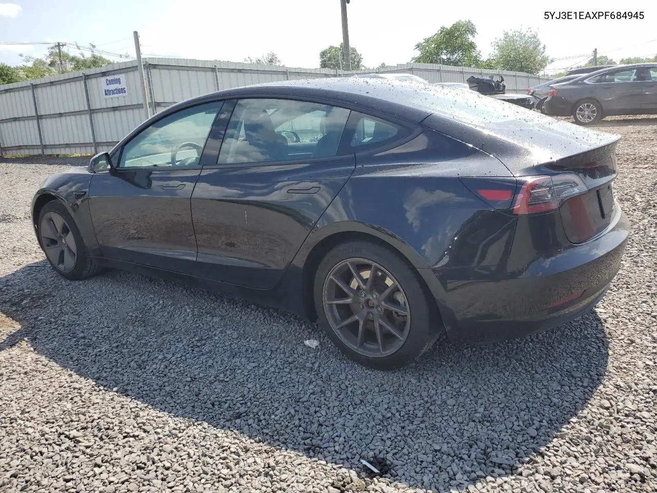 2023 Tesla Model 3 VIN: 5YJ3E1EAXPF684945 Lot: 62068615