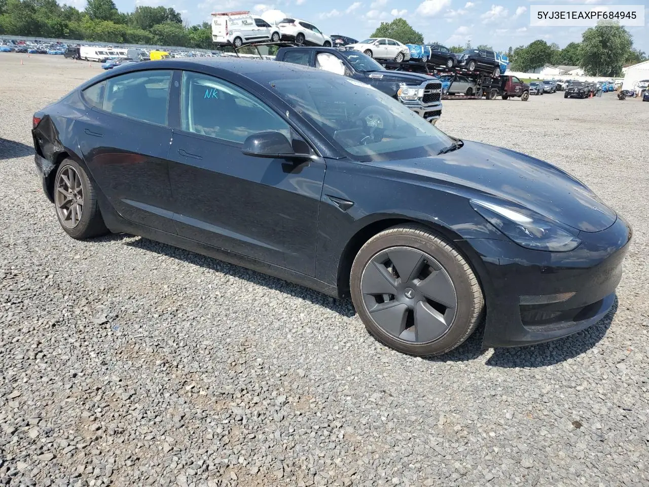 2023 Tesla Model 3 VIN: 5YJ3E1EAXPF684945 Lot: 62068615