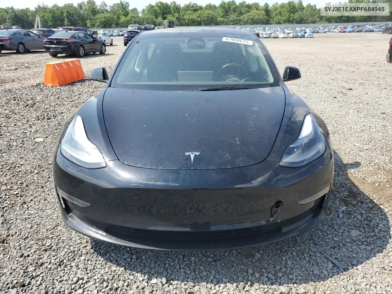 2023 Tesla Model 3 VIN: 5YJ3E1EAXPF684945 Lot: 62068615