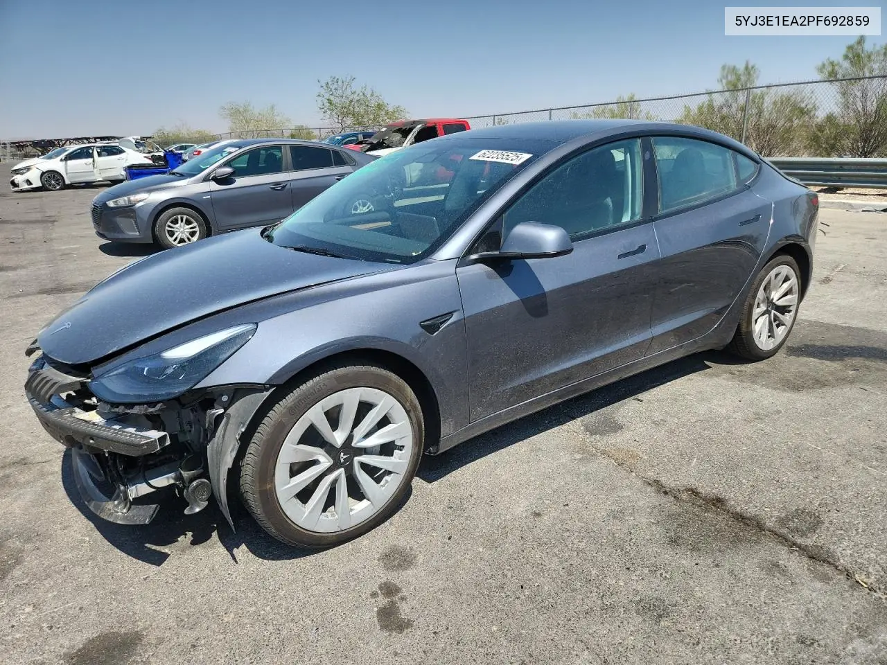 2023 Tesla Model 3 VIN: 5YJ3E1EA2PF692859 Lot: 62235525