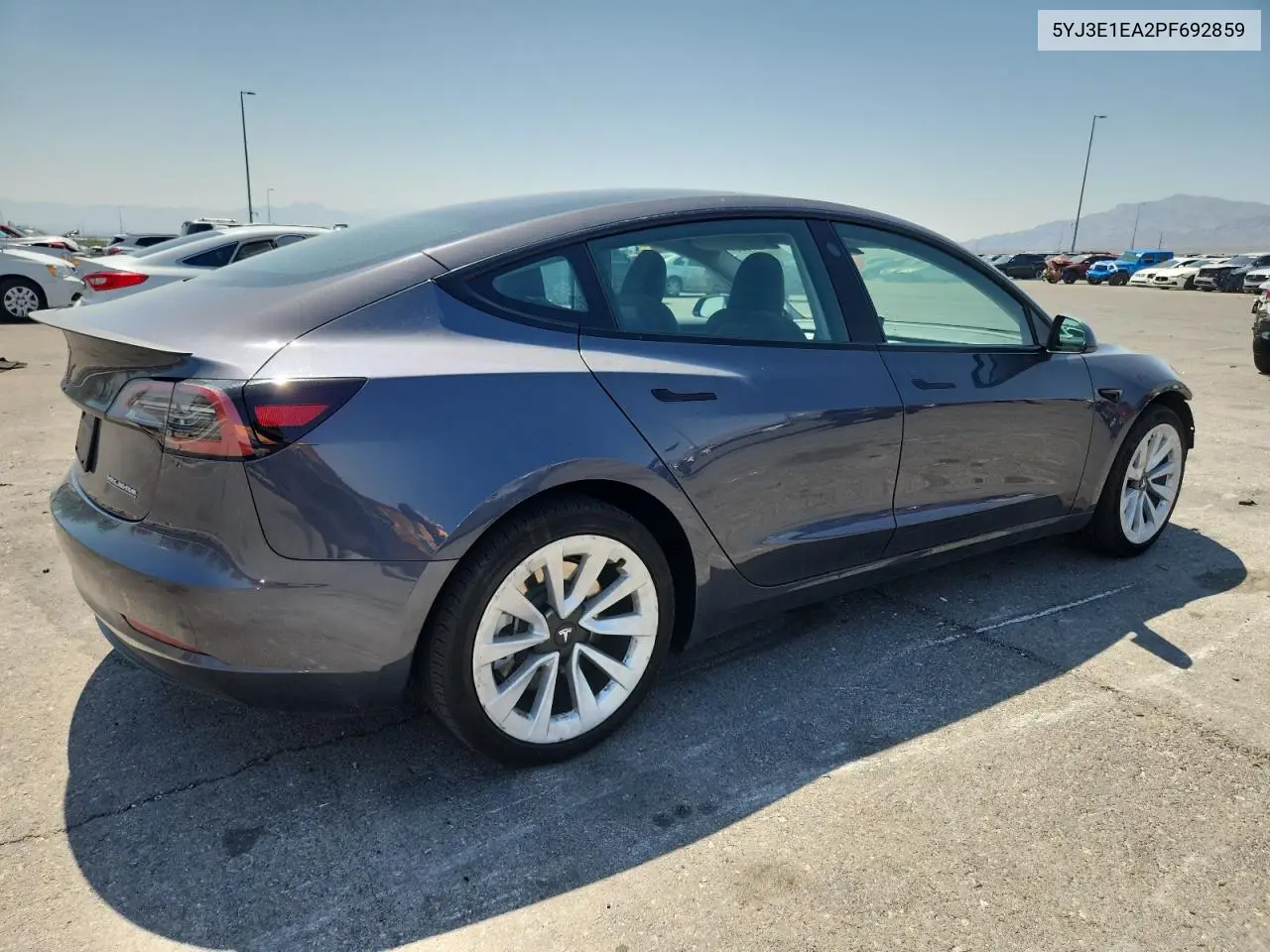2023 Tesla Model 3 VIN: 5YJ3E1EA2PF692859 Lot: 62235525