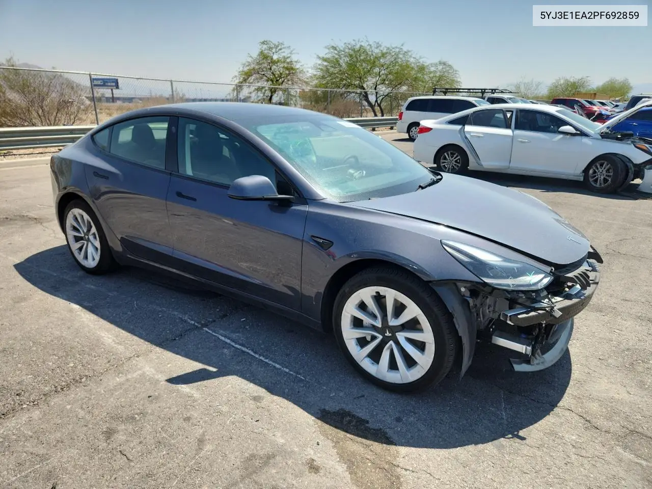 2023 Tesla Model 3 VIN: 5YJ3E1EA2PF692859 Lot: 62235525