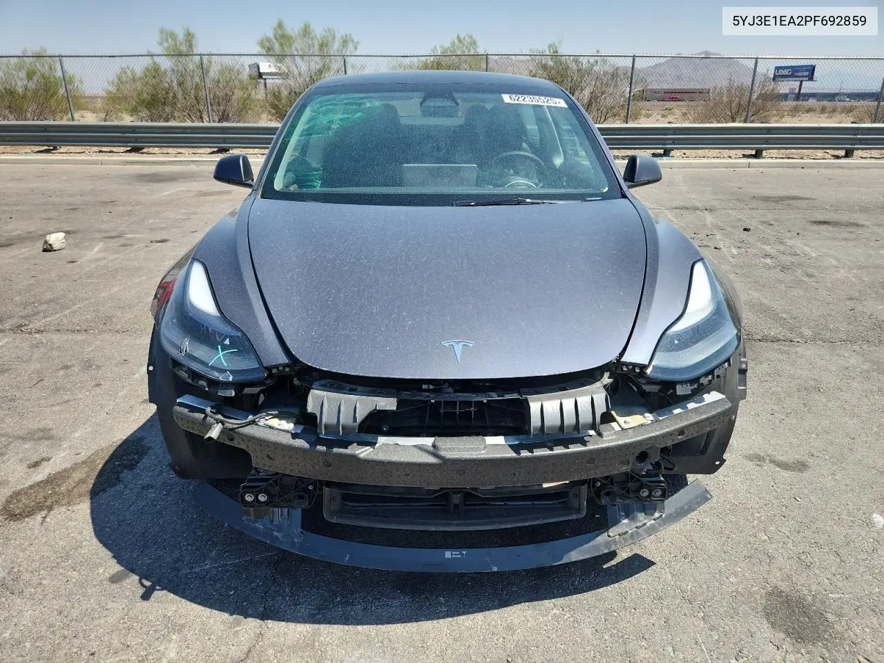 2023 Tesla Model 3 VIN: 5YJ3E1EA2PF692859 Lot: 62235525