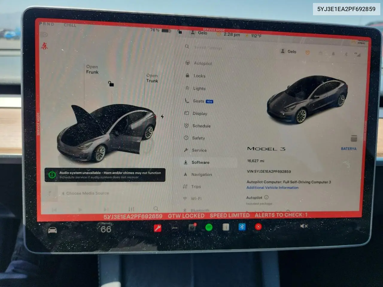 2023 Tesla Model 3 VIN: 5YJ3E1EA2PF692859 Lot: 62235525