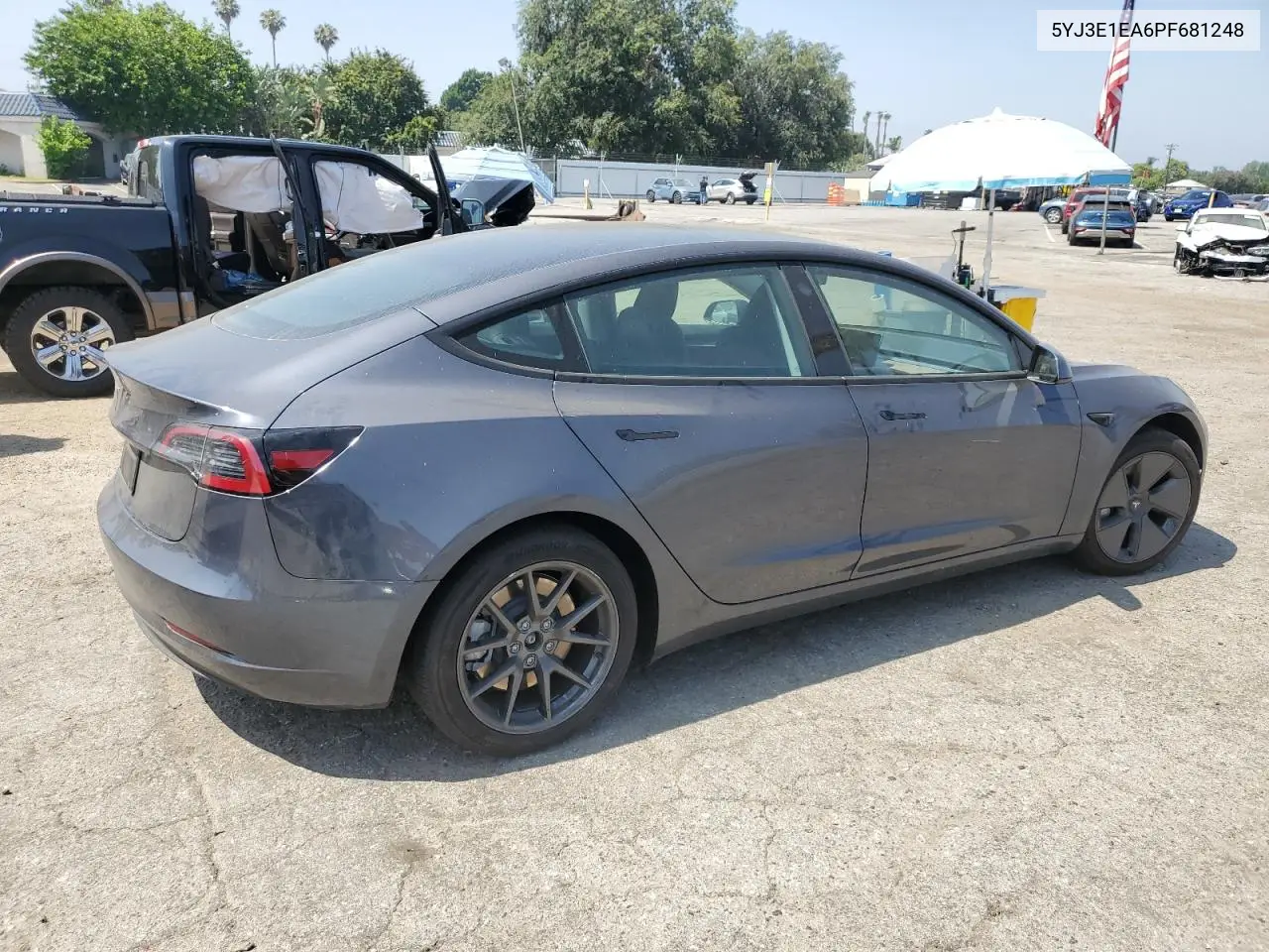 2023 Tesla Model 3 VIN: 5YJ3E1EA6PF681248 Lot: 62254935