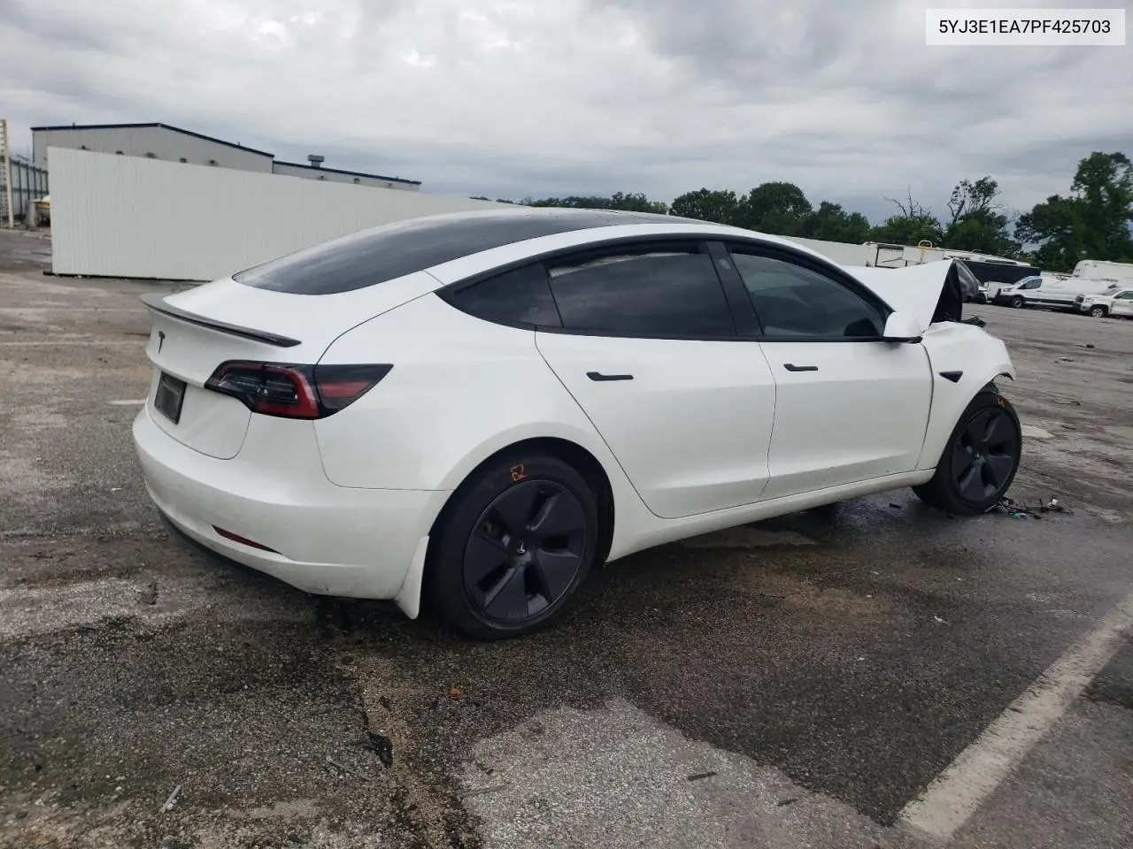 2023 Tesla Model 3 VIN: 5YJ3E1EA7PF425703 Lot: 62582515