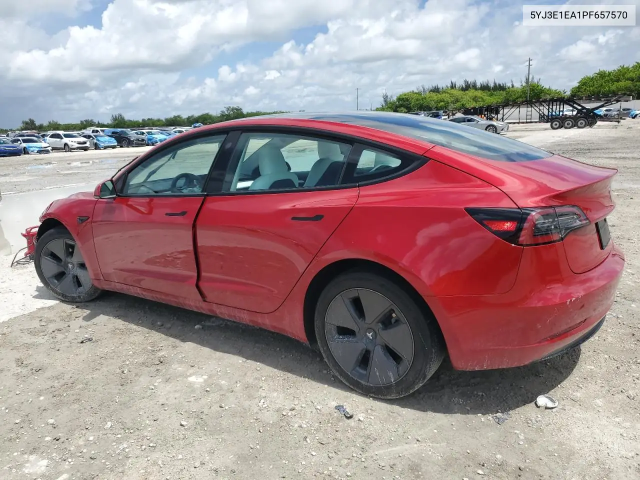 2023 Tesla Model 3 VIN: 5YJ3E1EA1PF657570 Lot: 62661355