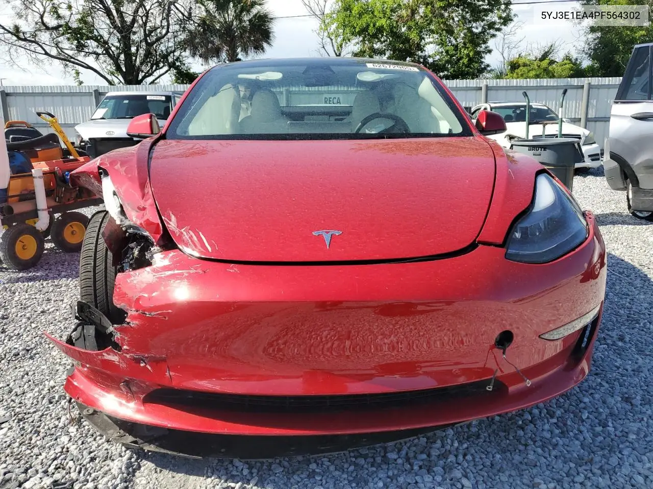 2023 Tesla Model 3 VIN: 5YJ3E1EA4PF564302 Lot: 62672965