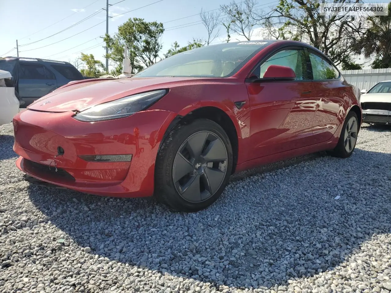 2023 Tesla Model 3 VIN: 5YJ3E1EA4PF564302 Lot: 62672965