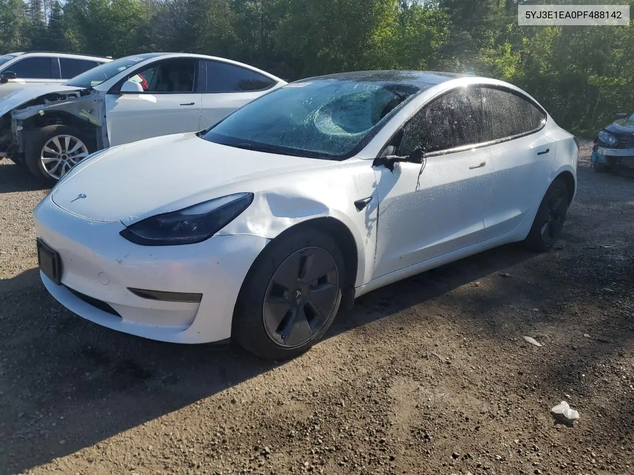 2023 Tesla Model 3 VIN: 5YJ3E1EA0PF488142 Lot: 62705225