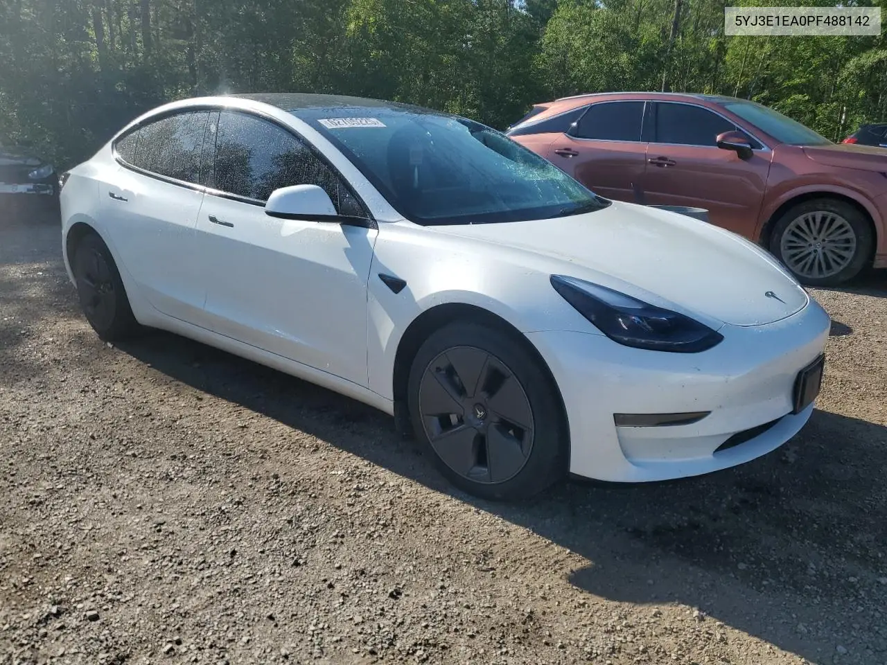 2023 Tesla Model 3 VIN: 5YJ3E1EA0PF488142 Lot: 62705225
