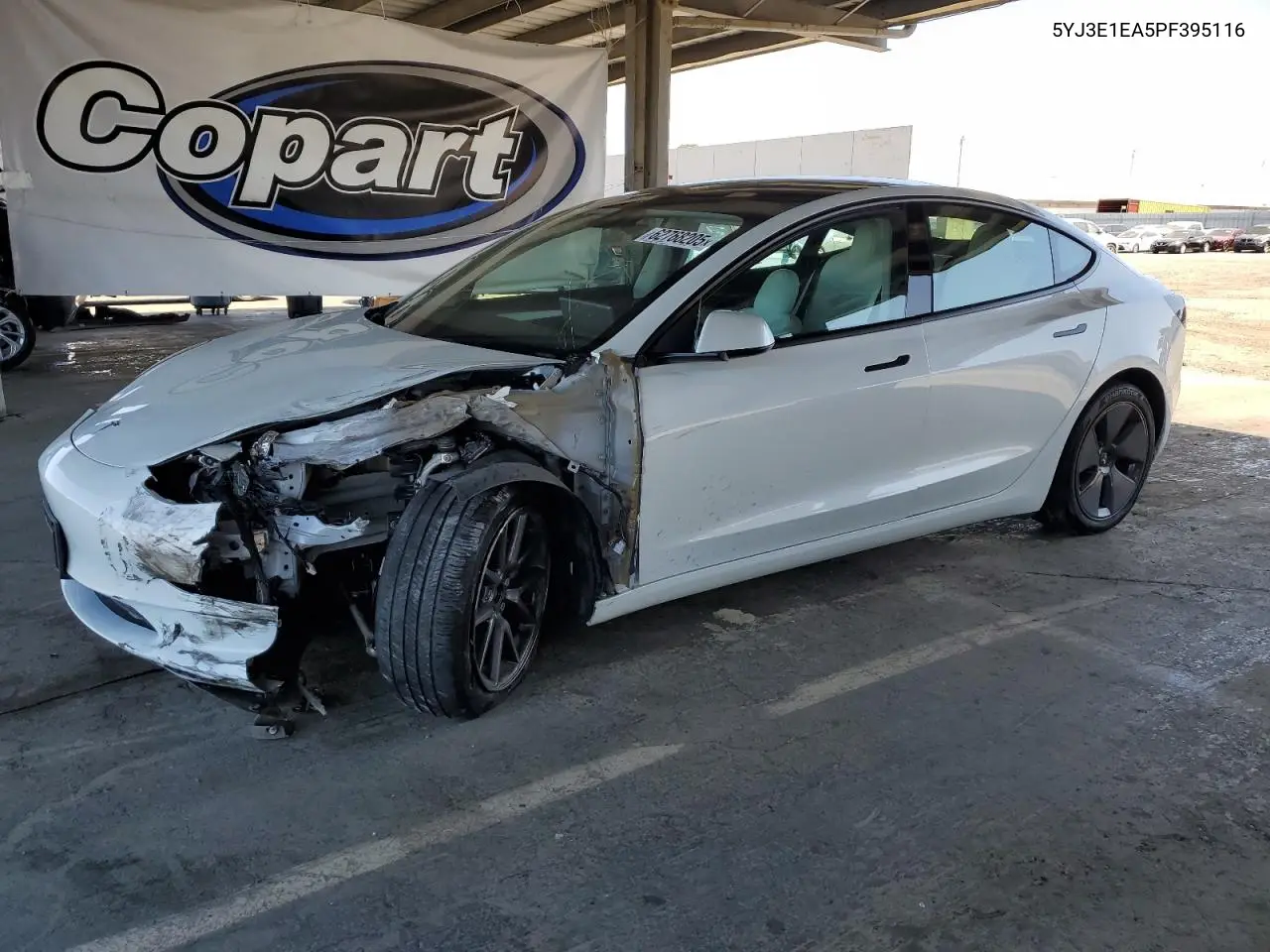 2023 Tesla Model 3 VIN: 5YJ3E1EA5PF395116 Lot: 62768205