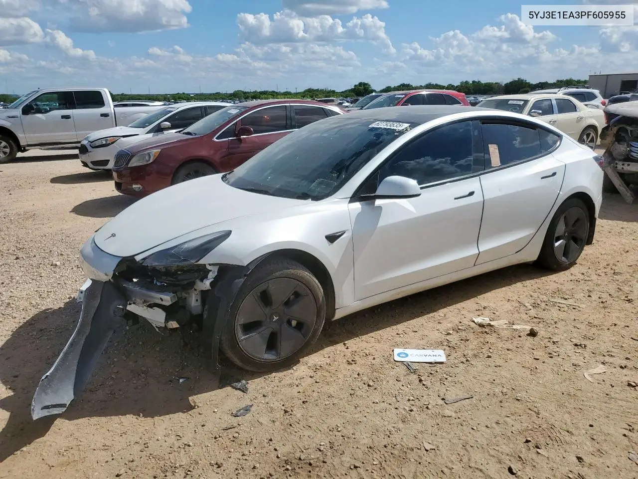 2023 Tesla Model 3 VIN: 5YJ3E1EA3PF605955 Lot: 62793635