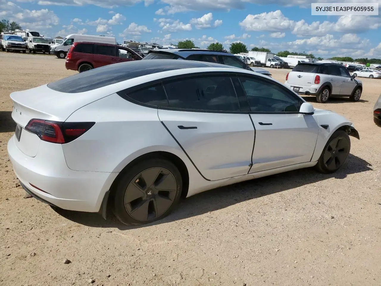 2023 Tesla Model 3 VIN: 5YJ3E1EA3PF605955 Lot: 62793635