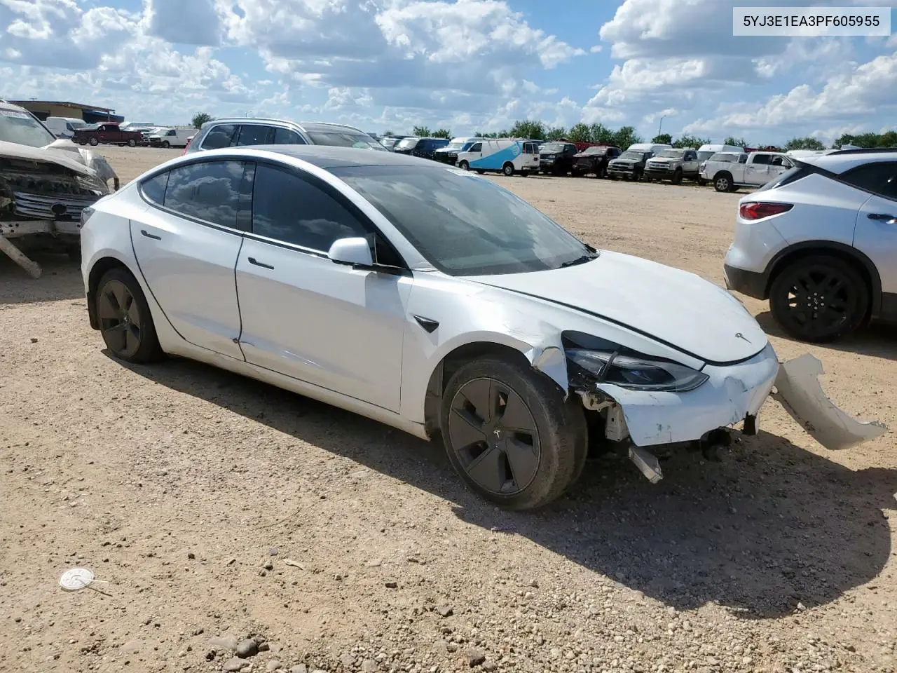 2023 Tesla Model 3 VIN: 5YJ3E1EA3PF605955 Lot: 62793635