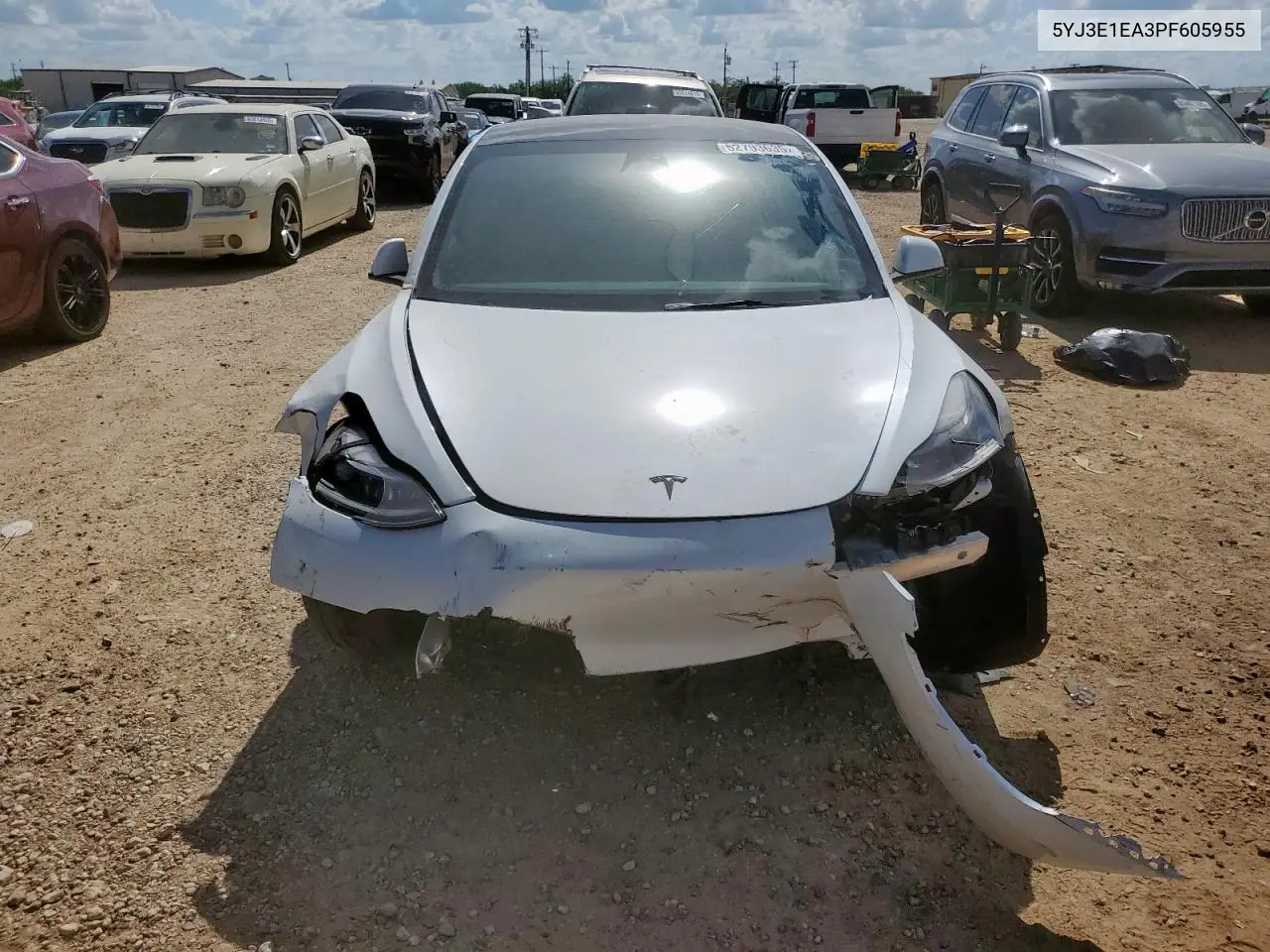 2023 Tesla Model 3 VIN: 5YJ3E1EA3PF605955 Lot: 62793635