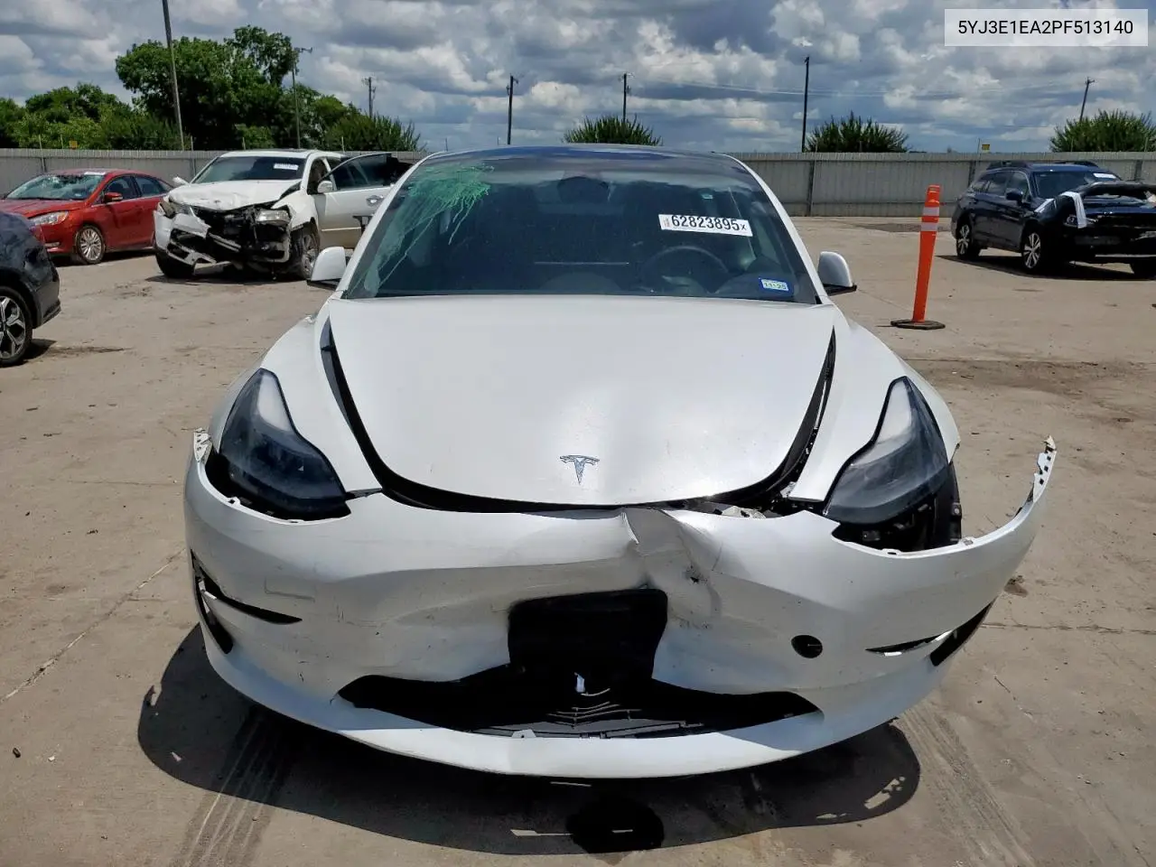 2023 Tesla Model 3 VIN: 5YJ3E1EA2PF513140 Lot: 62823895