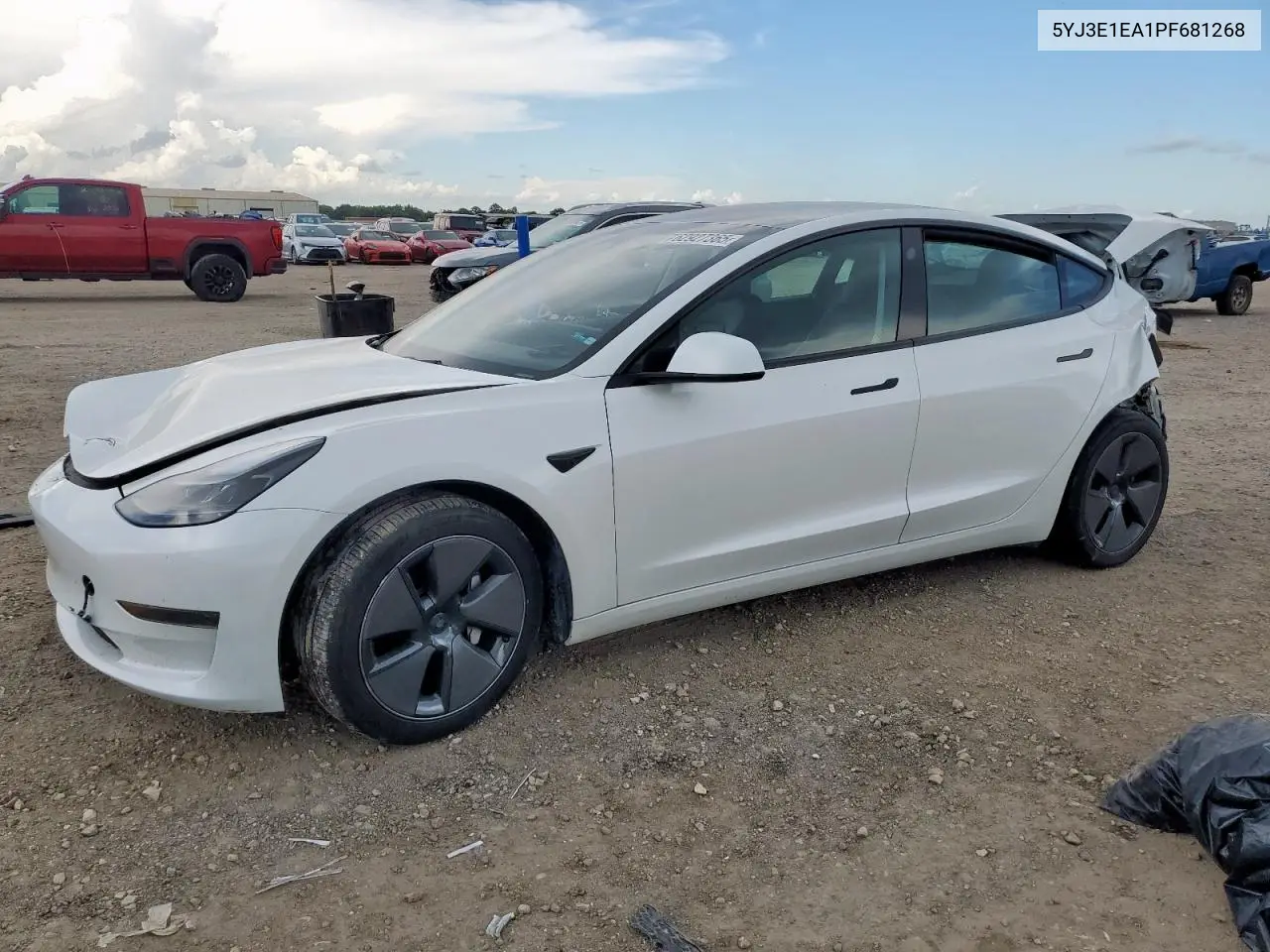 2023 Tesla Model 3 VIN: 5YJ3E1EA1PF681268 Lot: 62927365