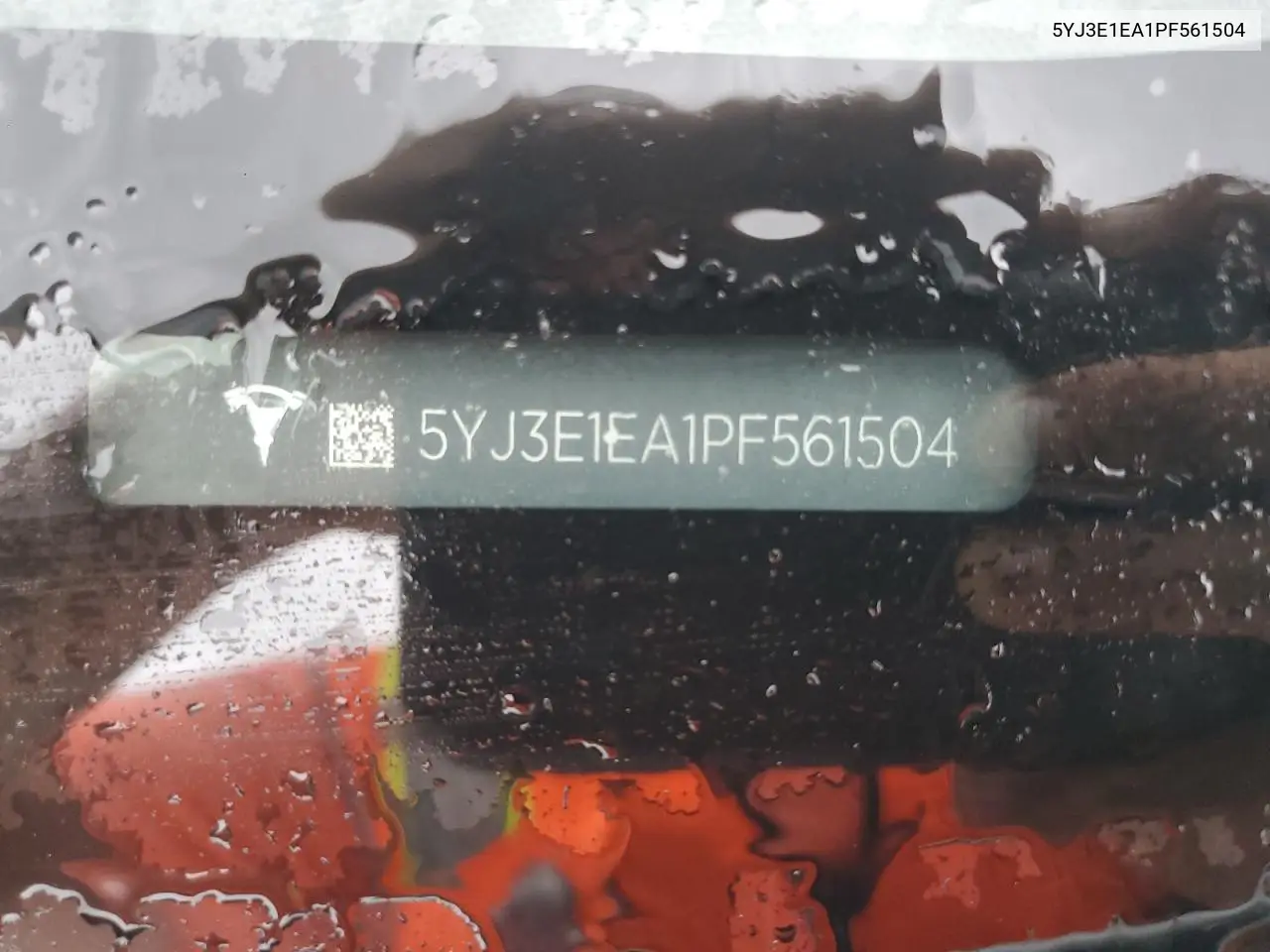 2023 Tesla Model 3 VIN: 5YJ3E1EA1PF561504 Lot: 62995595