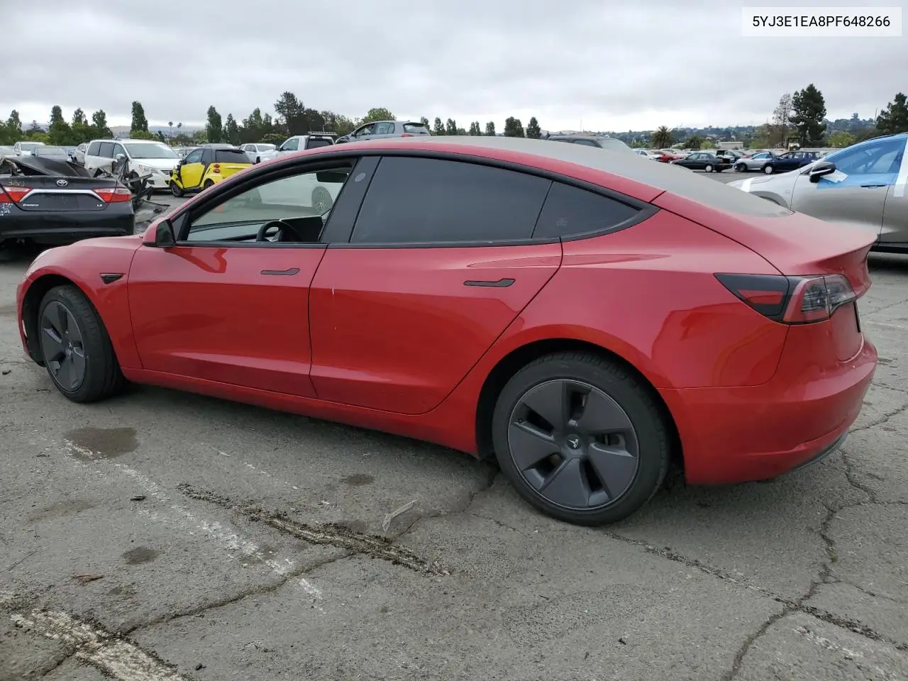 2023 Tesla Model 3 VIN: 5YJ3E1EA8PF648266 Lot: 63013365