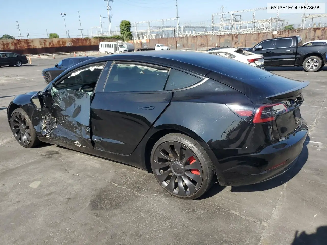 2023 Tesla Model 3 VIN: 5YJ3E1EC4PF578699 Lot: 63027725