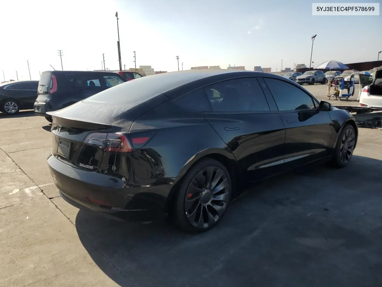 2023 Tesla Model 3 VIN: 5YJ3E1EC4PF578699 Lot: 63027725