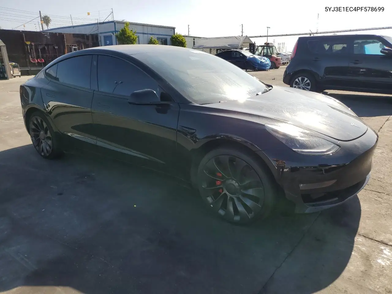 2023 Tesla Model 3 VIN: 5YJ3E1EC4PF578699 Lot: 63027725