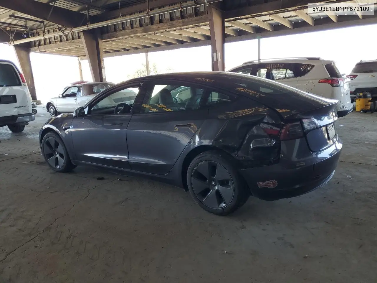 2023 Tesla Model 3 VIN: 5YJ3E1EB1PF672109 Lot: 63280945