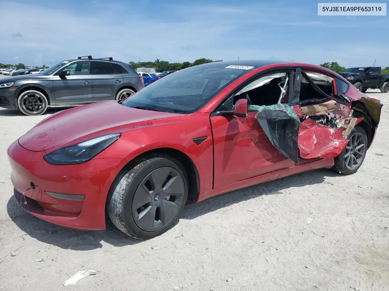 2023 Tesla Model 3 VIN: 5YJ3E1EA9PF653119 Lot: 63982525