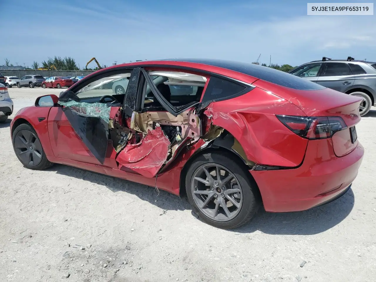 2023 Tesla Model 3 VIN: 5YJ3E1EA9PF653119 Lot: 63982525