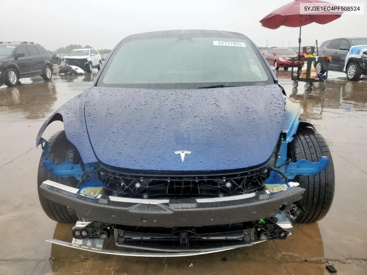 2023 Tesla Model 3 VIN: 5YJ3E1EC4PF508524 Lot: 64737865