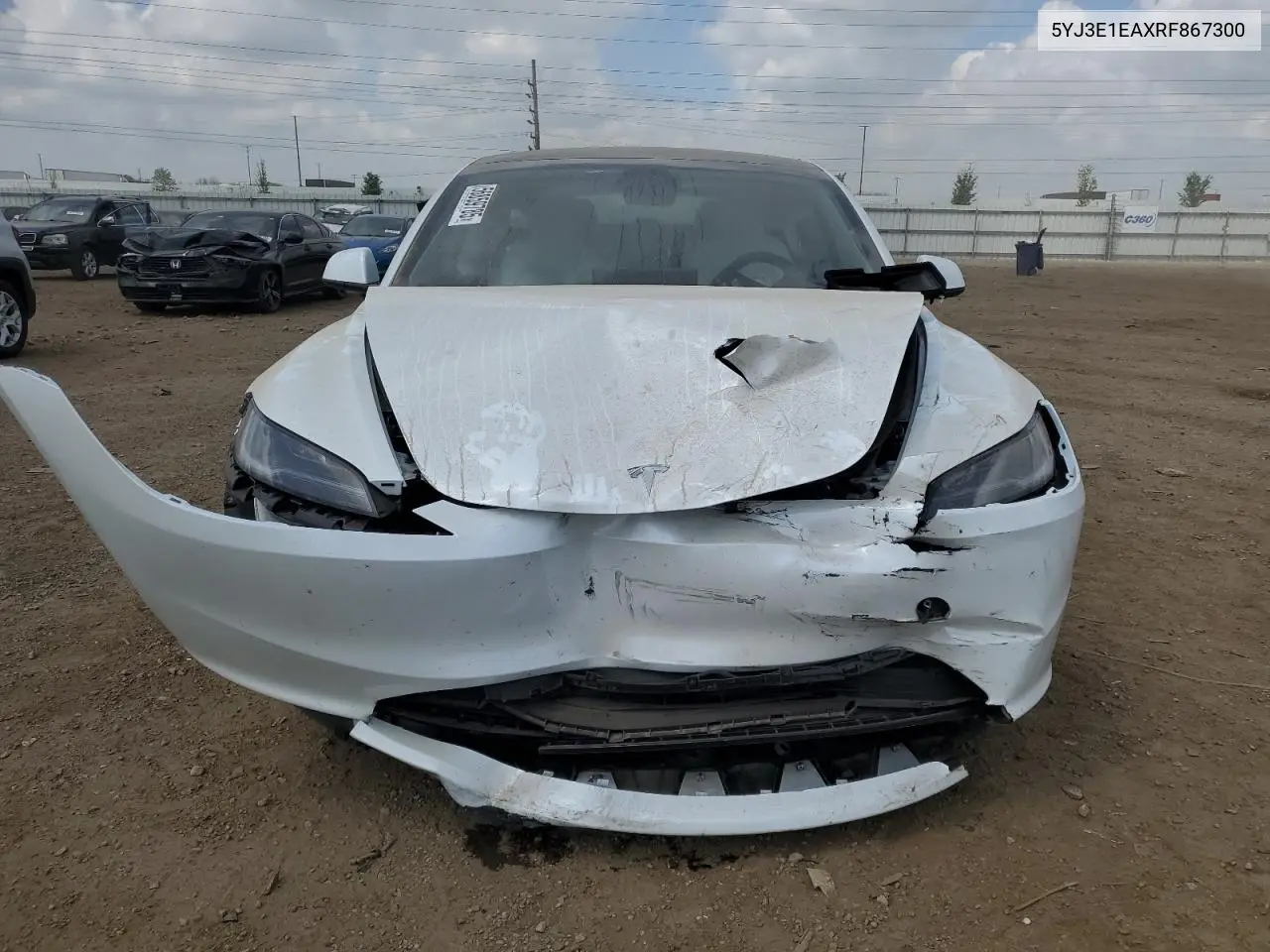 2024 Tesla Model 3 VIN: 5YJ3E1EAXRF867300 Lot: 56859785