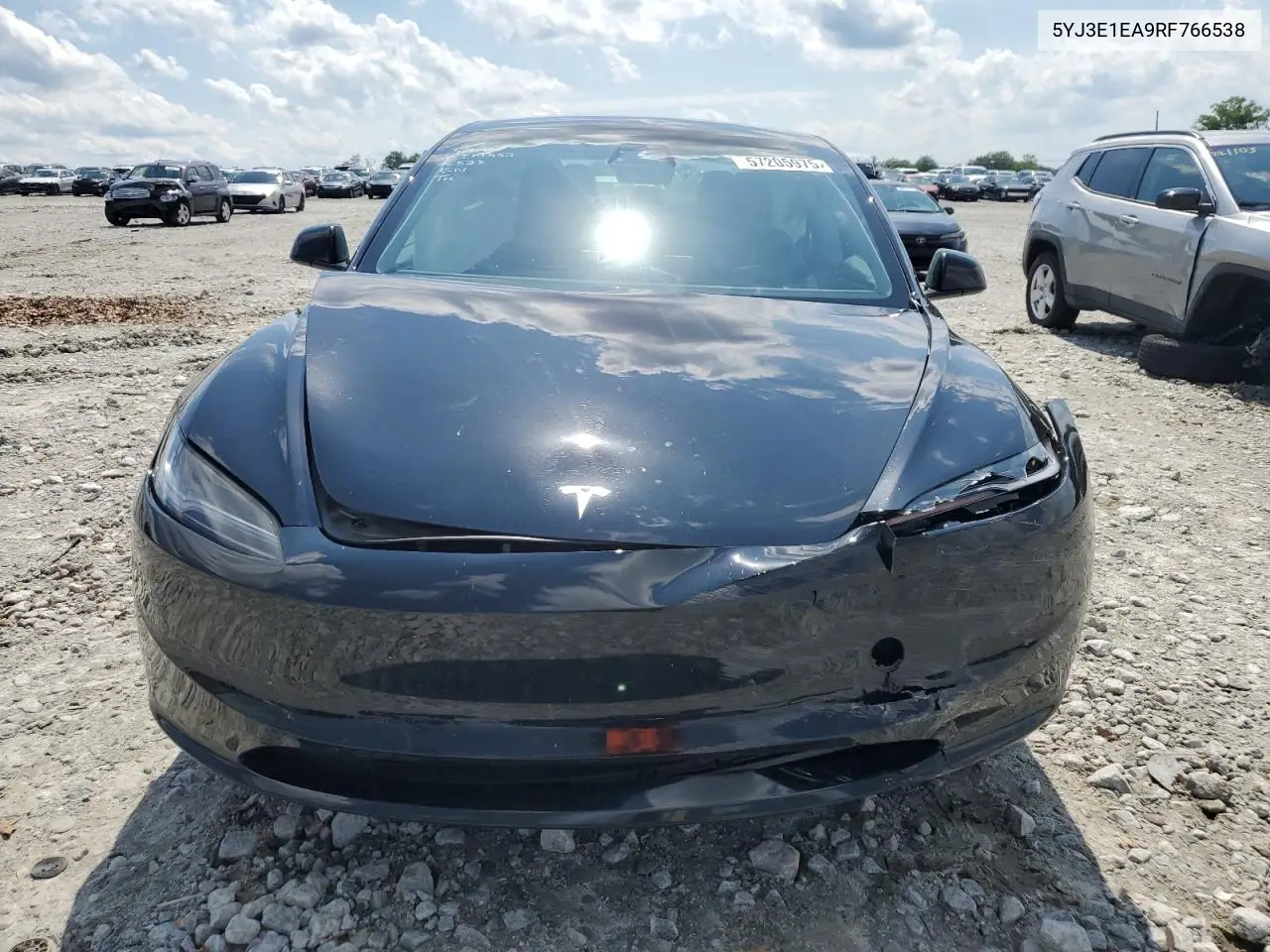 2024 Tesla Model 3 VIN: 5YJ3E1EA9RF766538 Lot: 57205975