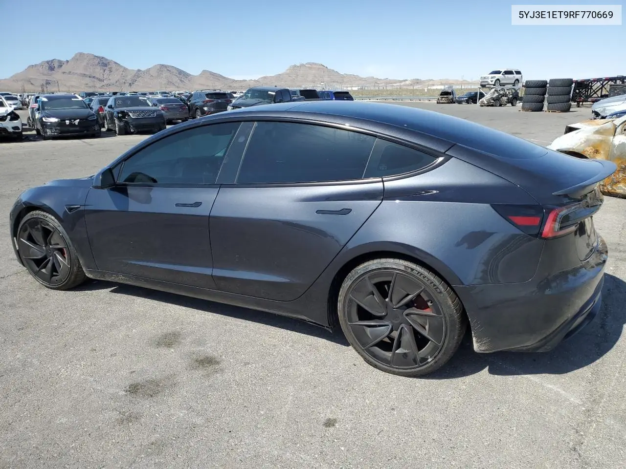 2024 Tesla Model 3 VIN: 5YJ3E1ET9RF770669 Lot: 58593785